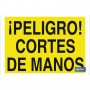 ▷ Cartel ¡Peligro! cortes de manos | Ferreidea
