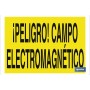 ▷ Cartel ¡Peligro! campo electromagnético | Ferreidea