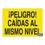 ▷ Cartel ¡Peligro! caída al mismo nivel | Ferreidea