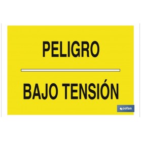 ▷ Cartel Peligro bajo tensión | Ferreidea