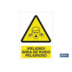 ▷ Señal ¡Peligro! área de ruido peligroso | Ferreidea