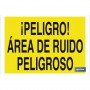 ▷ Cartel ¡Peligro! área de ruido peligroso | Ferreidea