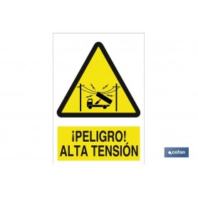 ▷ Señal ¡Peligro! alta tensión | Ferreidea