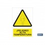 ▷ Señal ¡Peligro! alta temperatura | Ferreidea