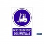 ▷ Señal Paso obligatorio de carretillas | Ferreidea