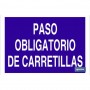▷ Cartel Paso obligatorio de carretillas | Ferreidea