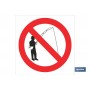 ▷ Cartel Prohibido pescar con Imagen | Ferreidea