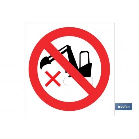 ▷ Cartel Prohibido situarse debajo | Ferreidea