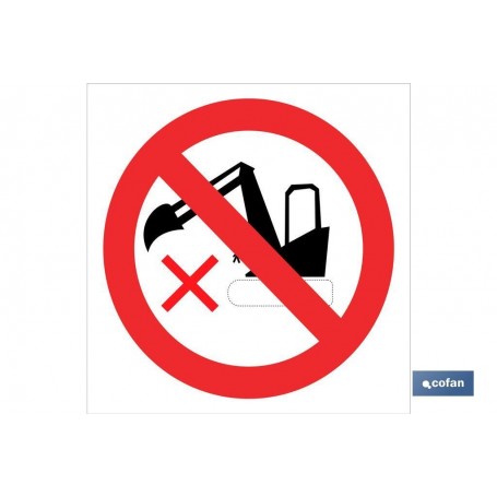 ▷ Cartel Prohibido situarse debajo | Ferreidea
