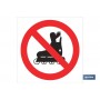 ▷ Cartel Prohibido patinar Imagen | Ferreidea