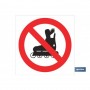 ▷ Cartel Prohibido patinar Imagen | Ferreidea