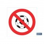▷ Cartel Prohibido jugar al Balón | Ferreidea