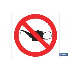 ▷ Cartel Prohibido engrasar | Ferreidea