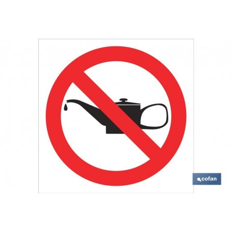 ▷ Cartel Prohibido engrasar | Ferreidea
