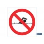 ▷ Señal Prohibido bañarse | Ferreidea