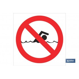 ▷ Señal Prohibido bañarse | Ferreidea