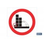 ▷ Cartel Prohibido apilar borde | Ferreidea