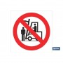 ▷ Señal Prohibido situarse debajo carga | Ferreidea
