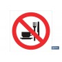 ▷ Señal Prohibido comer y beber | Ferreidea