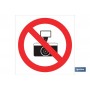 ▷ Cartel Prohibido hacer fotos | Ferreidea