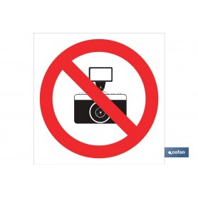 ▷ Cartel Prohibido hacer fotos | Ferreidea