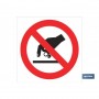 ▷ Cartel Prohibido tocar | Ferreidea