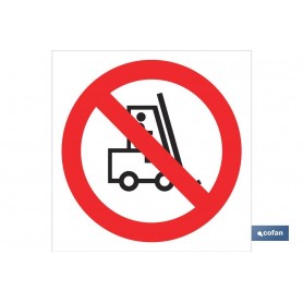 ▷ Cartel Prohibido carretillas | Ferreidea