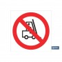 ▷ Cartel Prohibido carretillas | Ferreidea