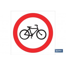 ▷ Cartel Prohibido Bicicletas | Ferreidea
