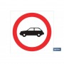 ▷ Cartel Prohibido coches | Ferreidea