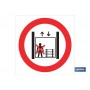 ▷ Cartel Prohibido personas y cargas | Ferreidea