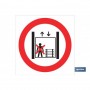 ▷ Cartel Prohibido personas y cargas | Ferreidea