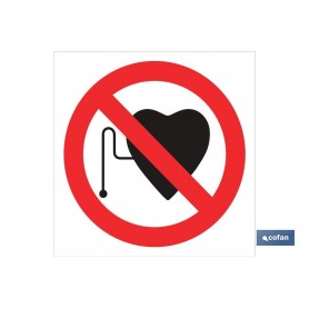 ▷ Cartel Prohibido marcapasos | Ferreidea