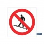 ▷ Cartel Prohibido subir las escaleras | Ferreidea