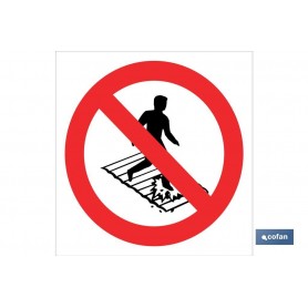 ▷ Cartel Prohibido pisar | Ferreidea