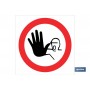 ▷ Cartel Alto no pasar con imagen | Ferreidea