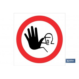 ▷ Cartel Alto no pasar con imagen | Ferreidea