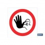 ▷ Cartel Alto no pasar con imagen | Ferreidea