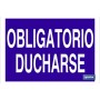 ▷ Cartel Obligatorio ducharse | Ferreidea