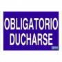 ▷ Cartel Obligatorio ducharse | Ferreidea
