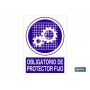 ▷ Cartel Obligatorio de protector fijo | Ferreidea