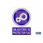 ▷ Cartel Obligatorio de protector fijo | Ferreidea