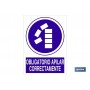 ▷ Señal Obligatorio apilar correctamente | Ferreidea