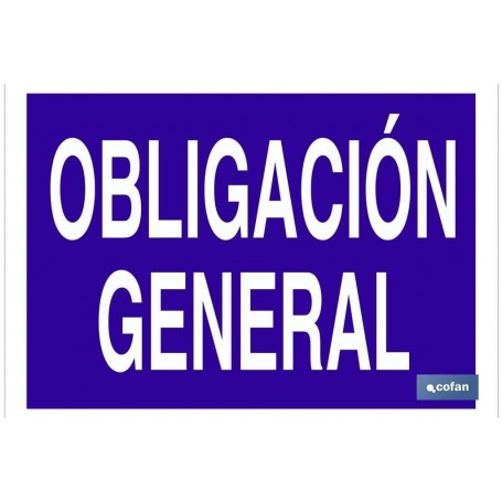 ▷ Cartel Obligación general | Ferreidea