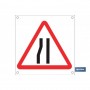 ▷ Cartel OB20 "Estrechamiento izquierdo via" | Ferreidea