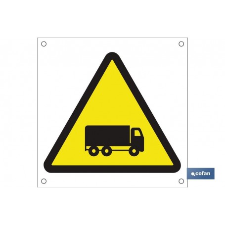 ▷ Cartel OB19 "Peligro Camiones" | Ferreidea