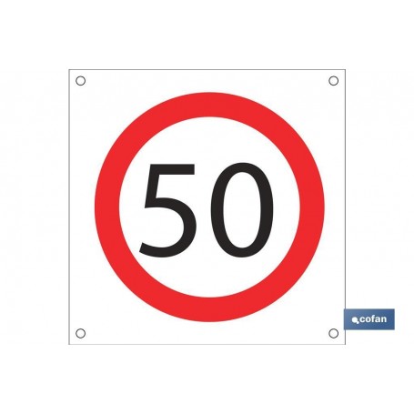 ▷ Cartel OB16 "Vel Max 50 kmh" | Ferreidea