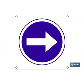 ▷ Cartel OB14 "Dirección Obligatoria" | Ferreidea