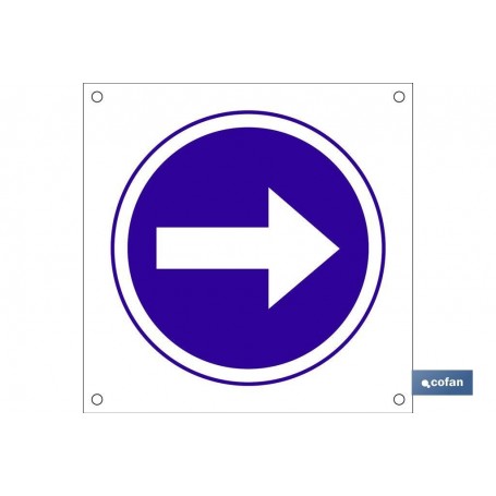 ▷ Cartel OB14 "Dirección Obligatoria" | Ferreidea