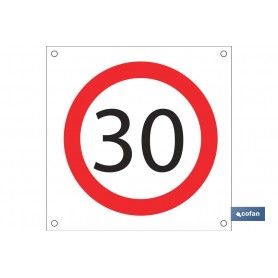 ▷ Cartel OB08 "Vel Max 30kmh" | Ferreidea